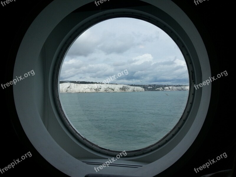 White Cliffs Dover Coastline Sea Cliff