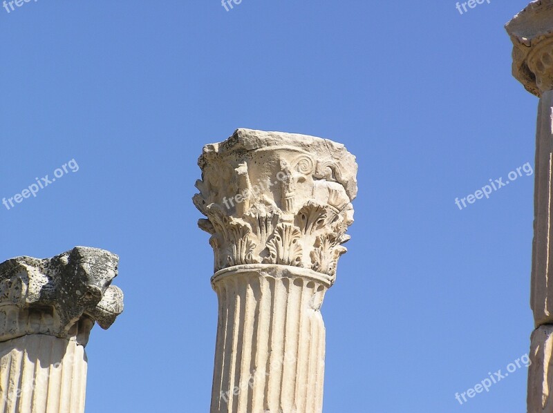 Ephesus Columns Archaeology Free Photos