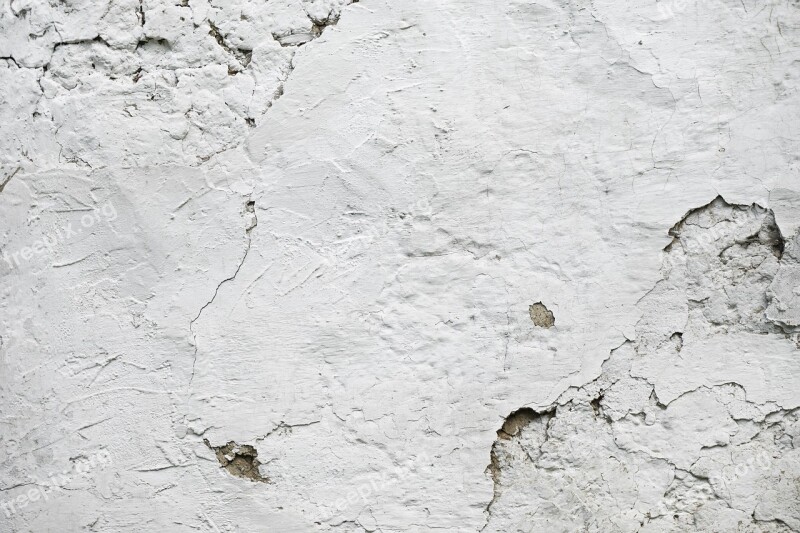 The Background Texture Wall Old Plaster White