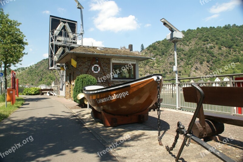 St Goar Middle Rhine Wahrschauer Museum Shipping