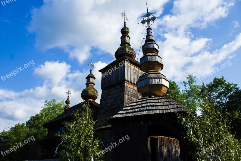 Church Wooden Church Architecture Slovakia The Sky