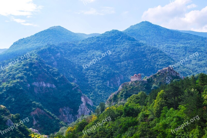 Mountains Bulgaria Castle Hills Panorama