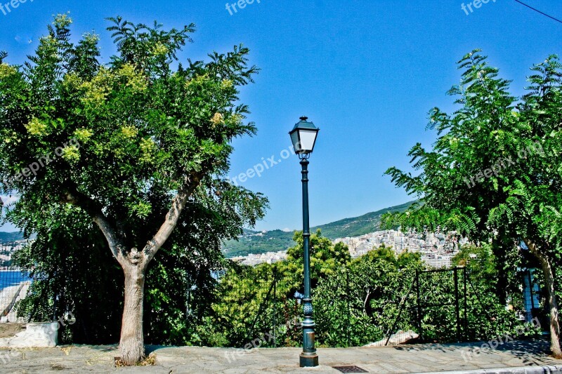 Kavala Streetlight Street Street View Free Photos