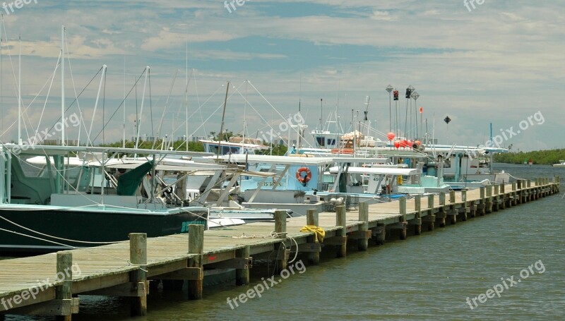 Commercial Fishing Boat Netter Dock Moored