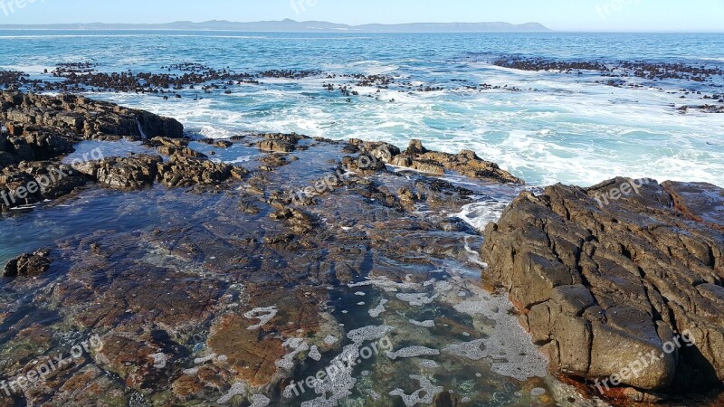 Sea Ocean Rocky Beach Waves Free Photos