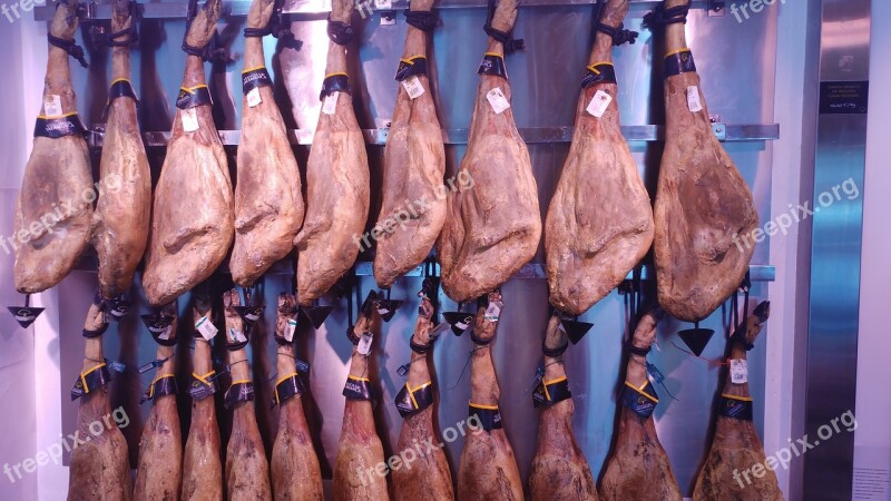 Jamon Iberico Iberian Ham Spanish Food Spain Free Photos