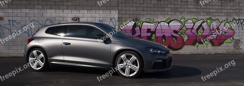 Volkswagen Scirocco Graffiti Car Tag