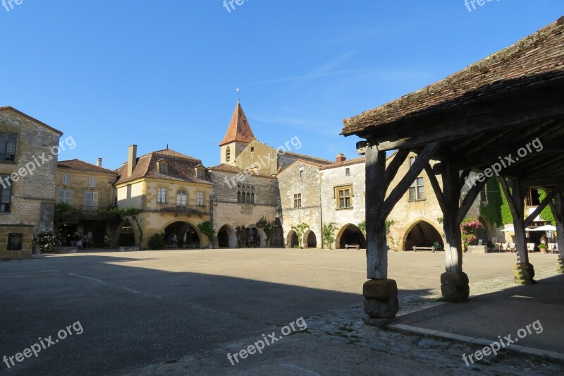 Monpazier Village French France Old