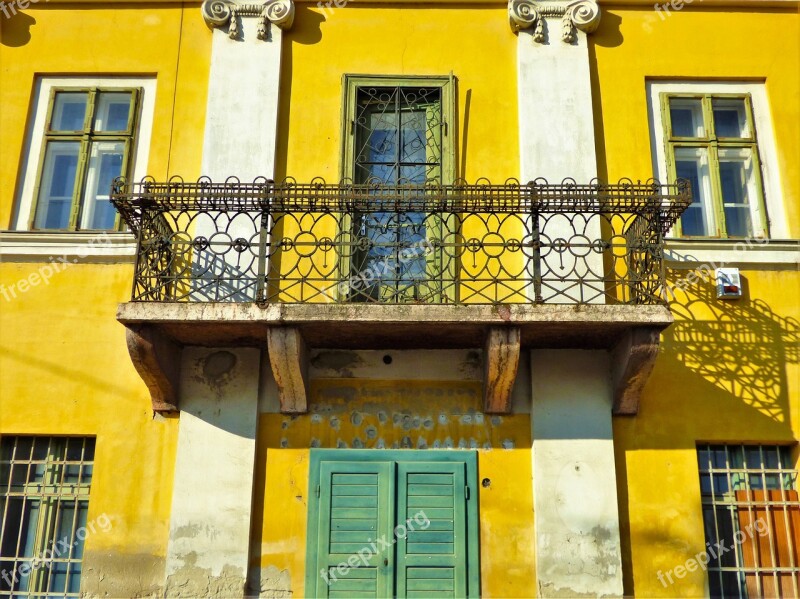 Window House Wall Balcony Building