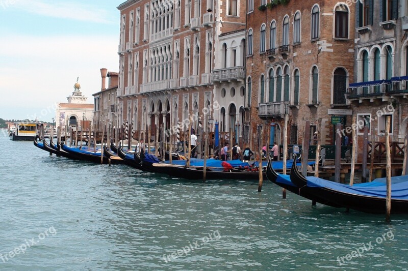 Venezia Italy Gondola Travel Italian