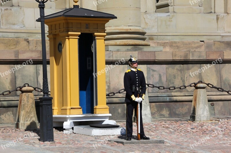 Sentry Stockholm Royal Palace Free Photos