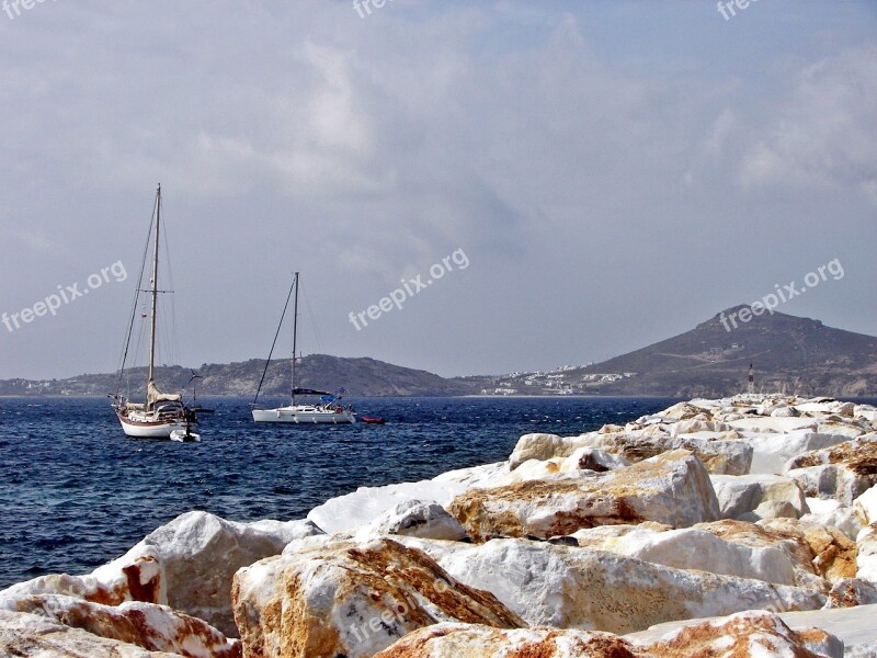 Naxos Cyclades Hellas Greece Port