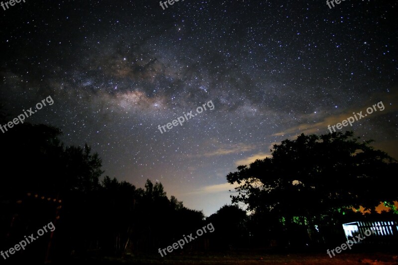 Mersing Milky Way Stars Free Photos