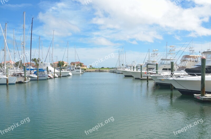 Boat Marina Stored Moored Secured