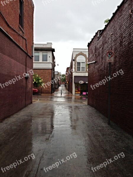 Alley Rainy Day Street Urban Free Photos