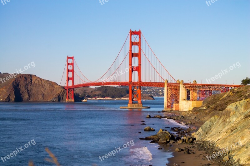 Golden Gate Bridge San Francisco California Bridge Gate