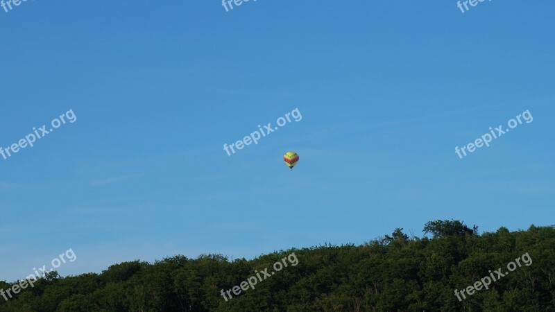 Hot Air Balloon Ride Evening Atmospheric Free Photos