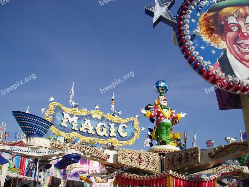 Amusement Park Festival Oktoberfest Munich Magic