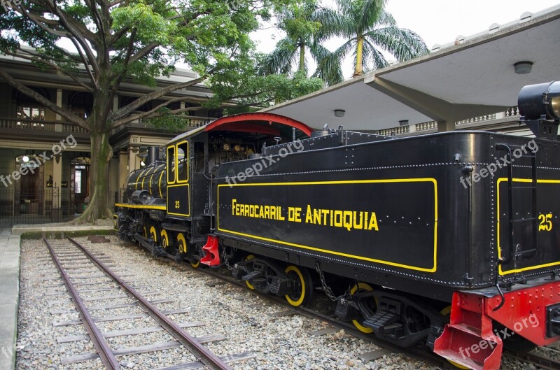 Railway Medellin Colombia Antioquia Town Center