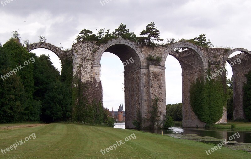 Golf Yvelines Aqueduct Free Photos