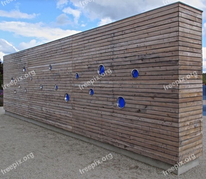 Wooden Wall Artwork Exhibition Art Object Monument