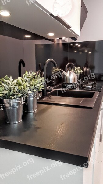 Kitchen The Interior Of The Kitchenette Interior Design Apartment