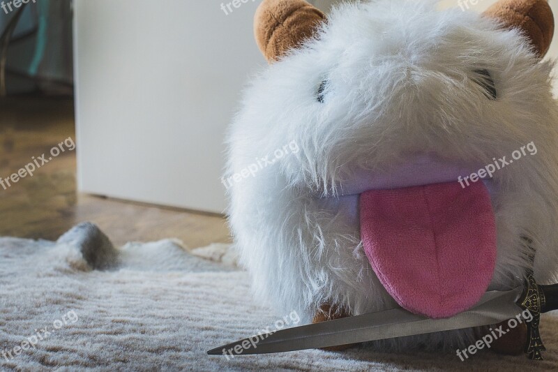 Poro Dagger Plush Room Game