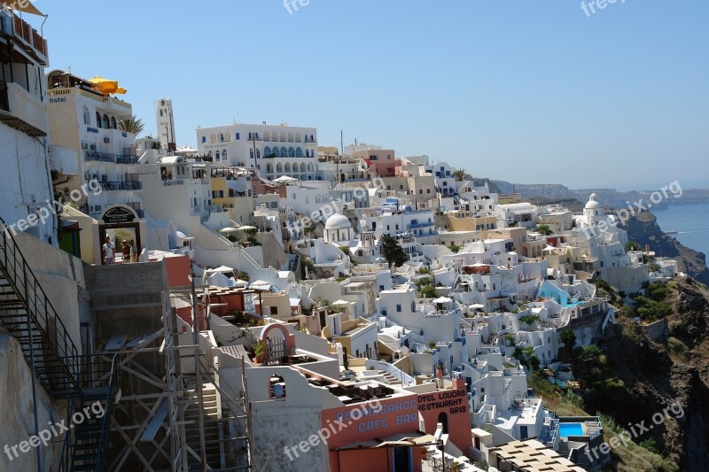 Santorini Thira Greece Travel Tourism