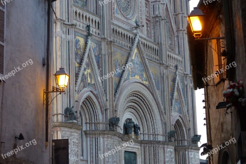 Orvieto Duomo Architecture Italy Dome