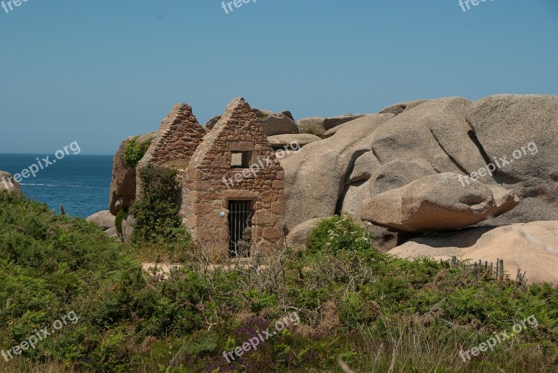 Brittany Perros Guirec Side Granite Free Photos