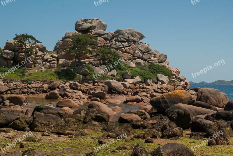 Brittany Ploumanach Pink Granite Erosion Free Photos