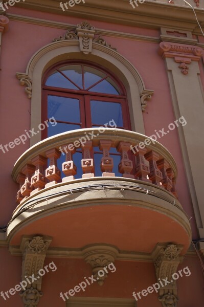 Balcony Facade Window Building Home Front