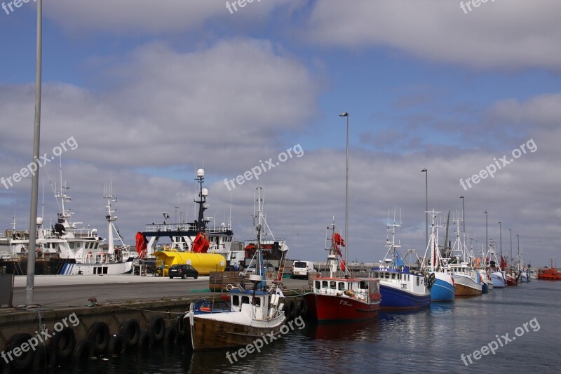 Hanstholm Harbour Jutland Denmark Fishery