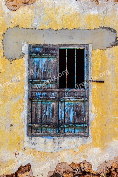 Window Wooden Old Aged Weathered