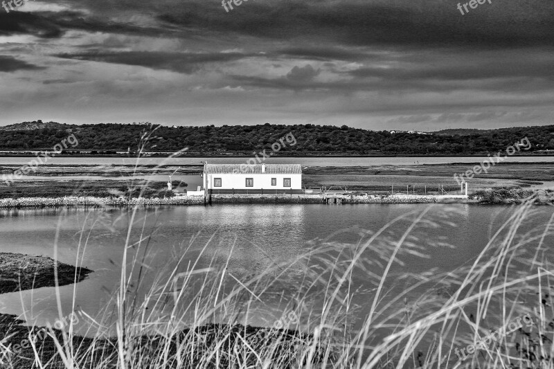 River Delta Landscape Portugal Traditional