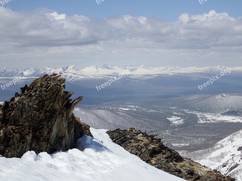 Mountains Ridge Height Open Space Rocks