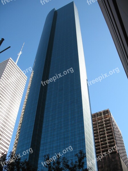 Houston Skyline City Downtown Texas