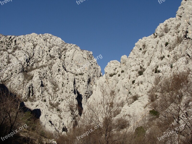 Mountain Stone View Sunny Contrast