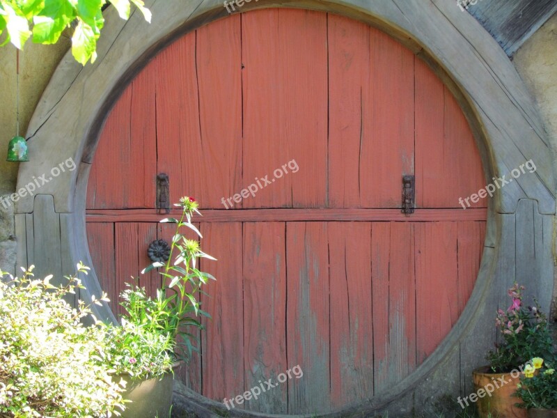 Hobbit Hobbiton Hobbit Hole Door Matamata