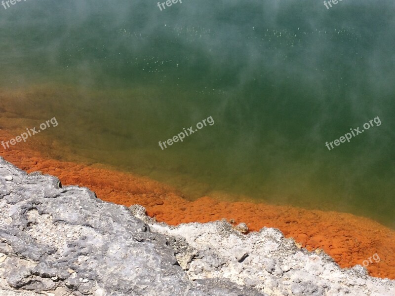 Lake Champagne Volcanic Free Photos