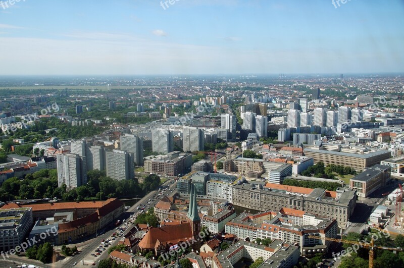 Berlin Leipziger Strasse Fisherman's Island Nikolaiviertel The Federal Foreign Office