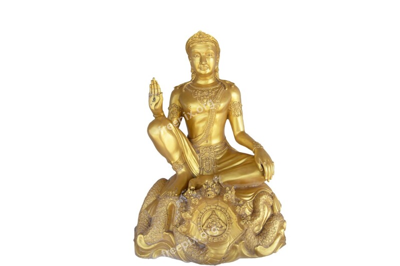 Buddha Isolated Gold Golden White