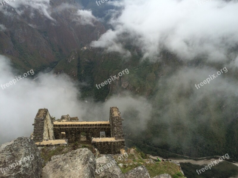 Huaynapicchu Machu Picchu Peru Nature Free Photos