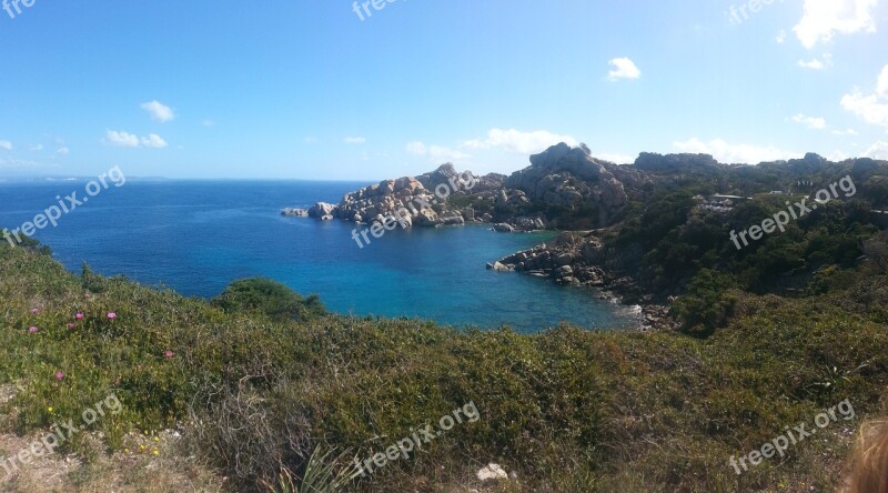 Italy Summer Water Sardinia Mediterranean