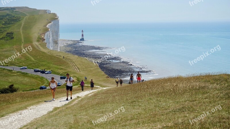 Landscape Cliffs Trekking Summer Sky