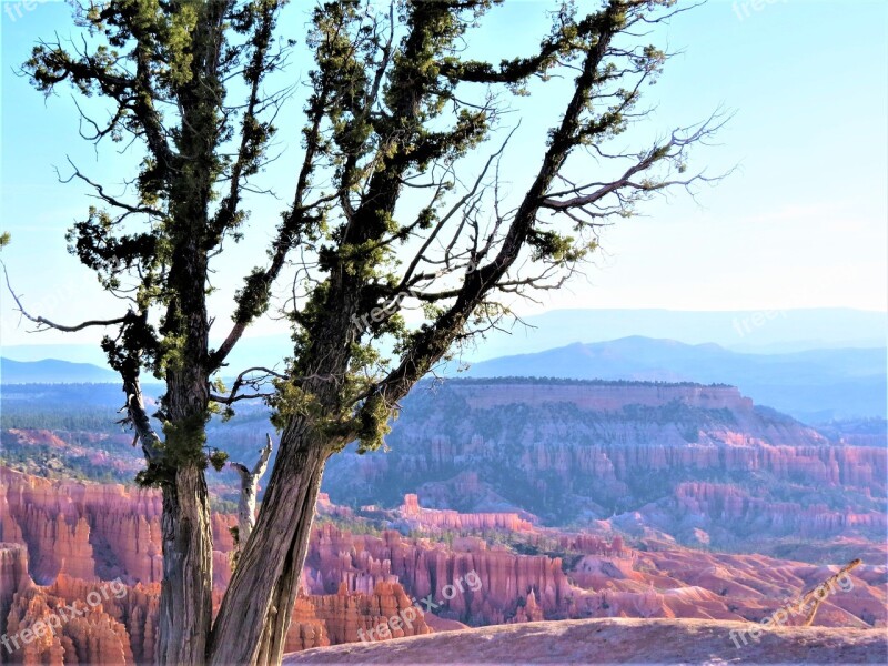 Bryce Canyon Utah Hiking Sun Rise Free Photos