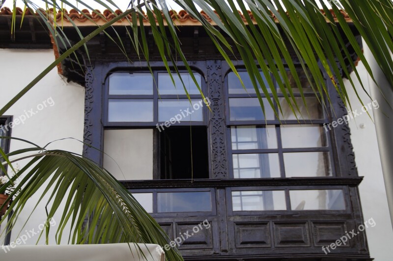 Facade House Bay Window Architecture Tenerife