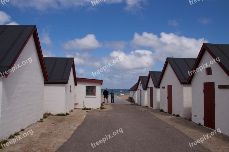 Klitmoeller Jutland Denmark Fishery Huts