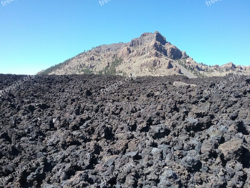 Tenerife Volcano Teide Canary Islands Mountain