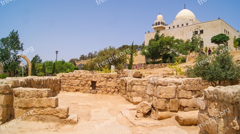 Landscape Amman Jordan House Town